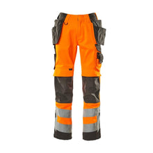 Pantaloni MASCOT® Wigan da artigiano, arancione ad alta visibilità/antracite scuro