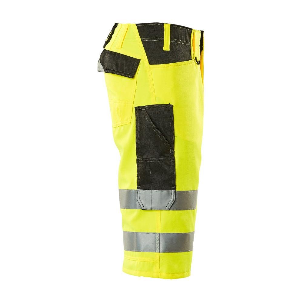 Pantaloni a tre quarti MASCOT® Luton, giallo/nero ad alta visibilità