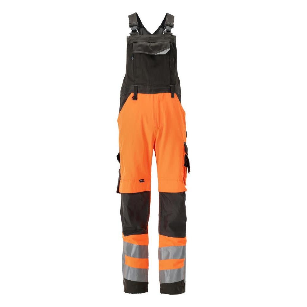 Salopette MASCOT® Newcastle, arancione ad alta visibilità/antracite scuro