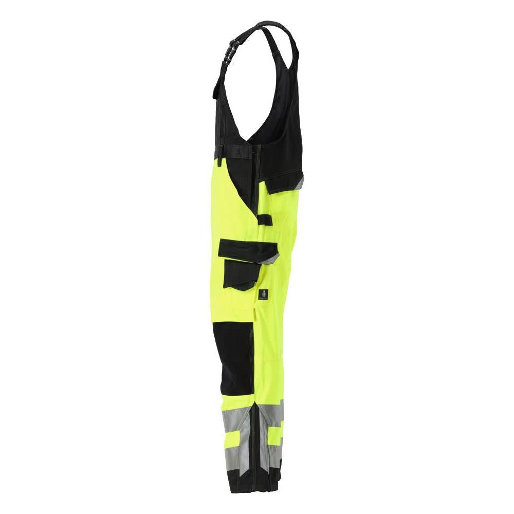 Salopette MASCOT® Newcastle, giallo/nero ad alta visibilità