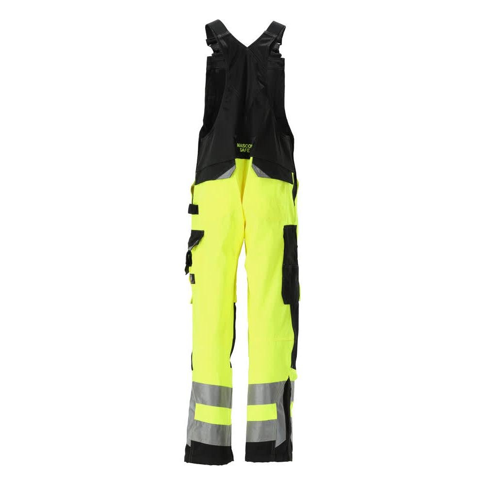Salopette MASCOT® Newcastle, giallo/nero ad alta visibilità