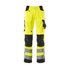 Pantaloni MASCOT® Kendal, giallo/nero ad alta visibilità