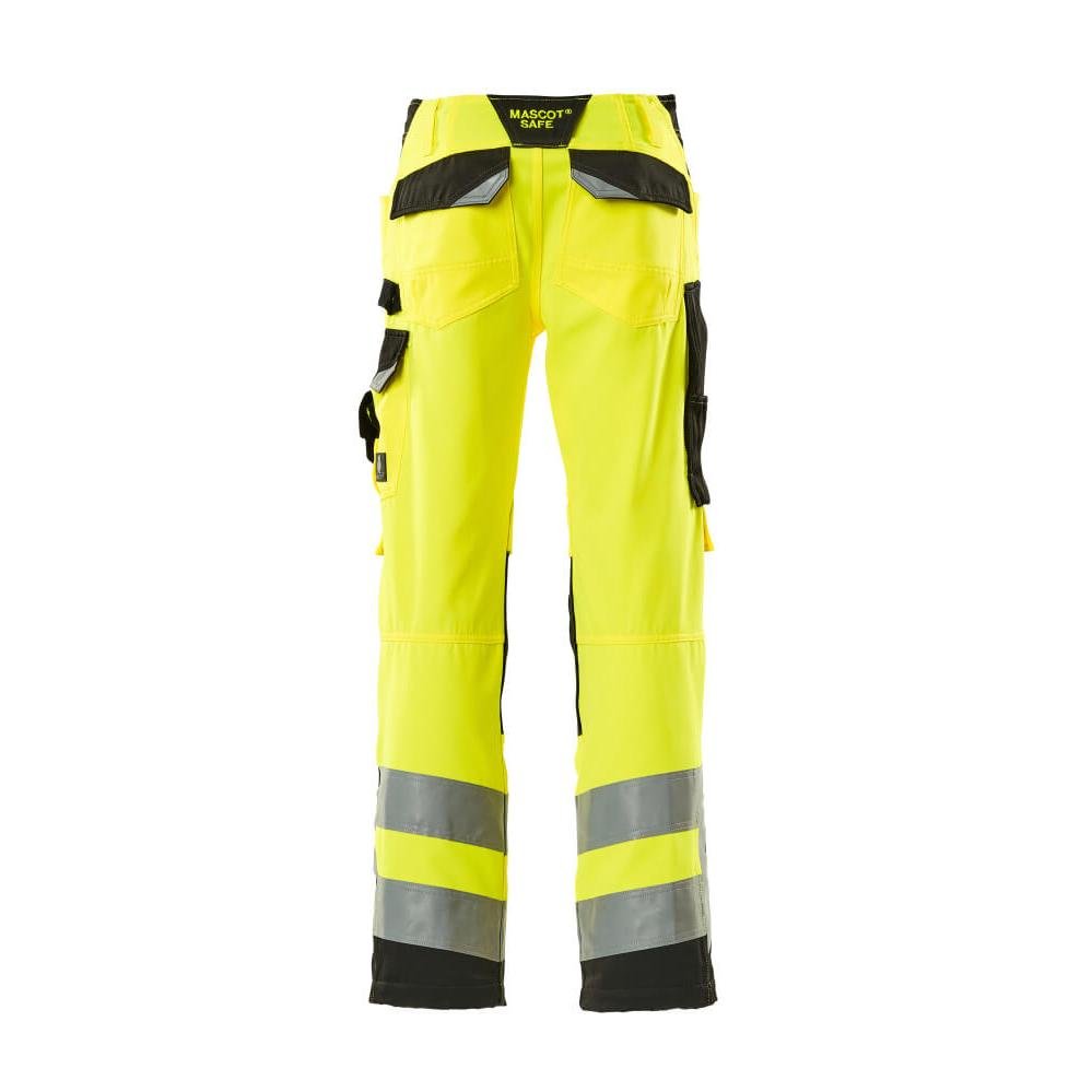 Pantaloni MASCOT® Kendal, giallo/nero ad alta visibilità