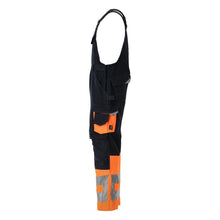 Salopette MASCOT® Sunderland, nero blu/arancio alta visibilità
