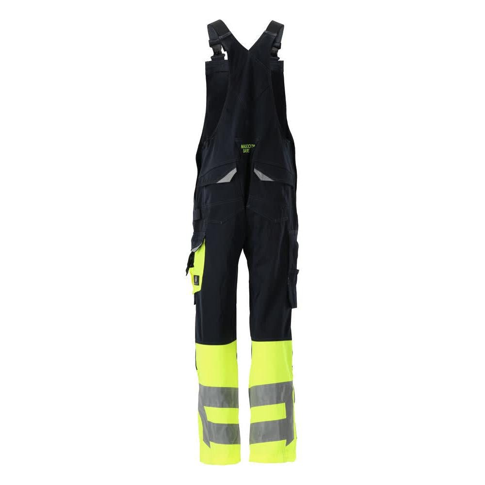 Salopette MASCOT® Sunderland, nero blu/giallo alta visibilità