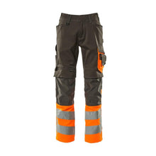 Pantaloni MASCOT® Leeds, antracite scuro/arancione ad alta visibilità
