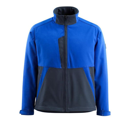 Giacca MASCOT® Finley Soft Shell, blu mais/blu nero