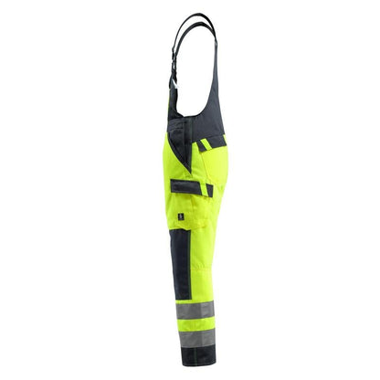 Salopette MASCOT® Gosford, giallo alta visibilità/nero-blu
