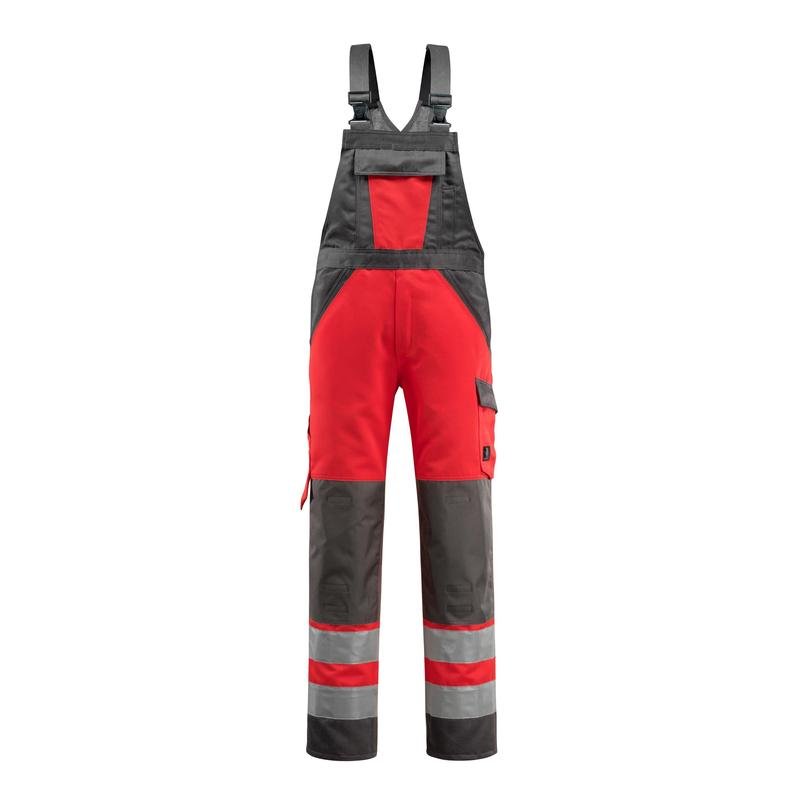 Salopette MASCOT® Gosford, rosso alta visibilità/antracite scuro