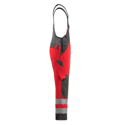 Salopette MASCOT® Gosford, rosso alta visibilità/antracite scuro