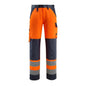 Pantaloni MASCOT® Maitland, alta visibilità arancione/nero-blu