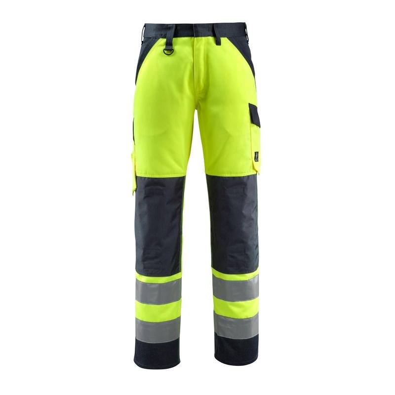 Pantaloni MASCOT® Maitland, giallo alta visibilità/nero-blu