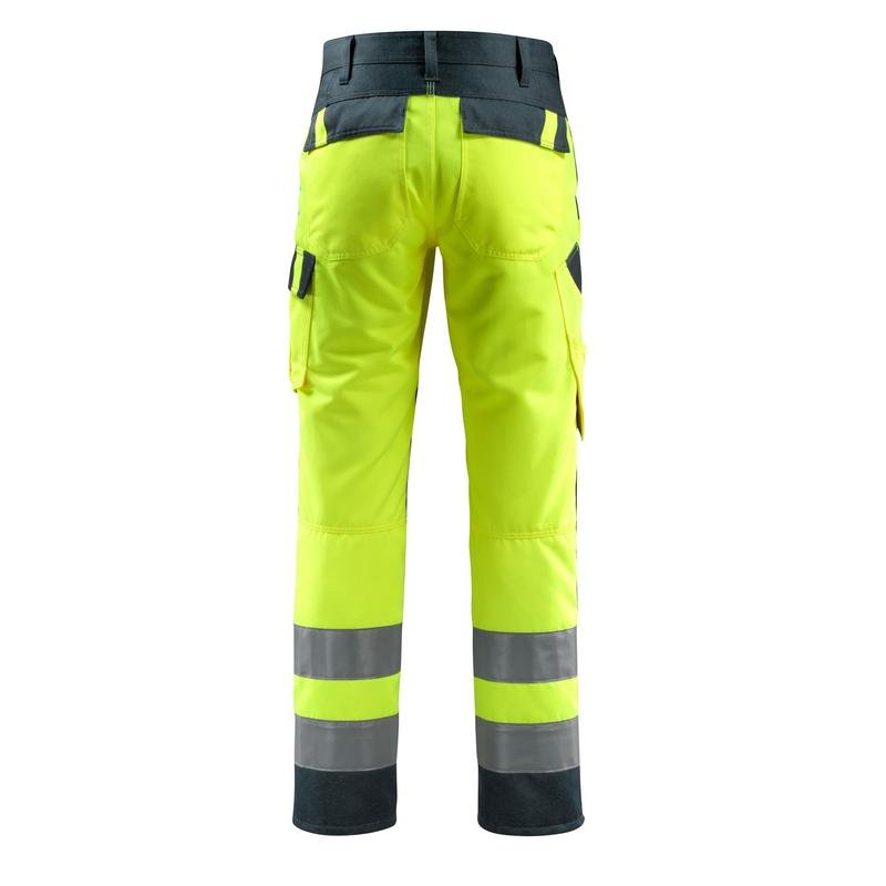 Pantaloni MASCOT® Maitland, giallo alta visibilità/nero-blu