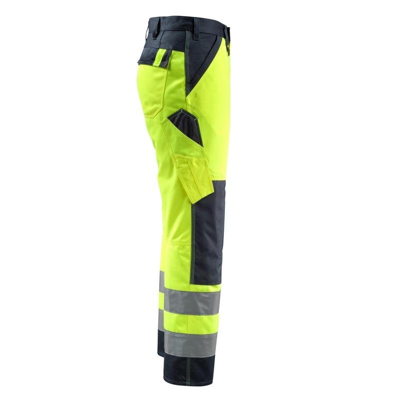 Pantaloni MASCOT® Maitland, giallo alta visibilità/nero-blu