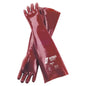 Guanti NITRAS in PVC, rosso, jersey di cotone EN 388 | Confezione (12 paia)
