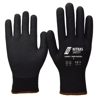NITRAS SNOW FIGHTER+, guanti invernali, neri