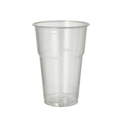 Il bicchiere per bevande fredde da 70 PAPSTAR in PLA "pure" di PAPSTAR GmbH si erge chiaramente e in modo ecologico su uno sfondo bianco - ideale per bevande rinfrescanti.