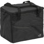 Una borsa termica 1 Nero Nylon 275x200x240 di Duni GmbH con due maniglie, una cerniera sulla parte superiore e un logo Duni bianco nell'angolo anteriore inferiore. Confezione (1 pezzo).