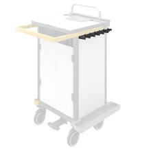 VERMOP Listello con gancio per supporto maniglia, 34 x 9 x 5 cm