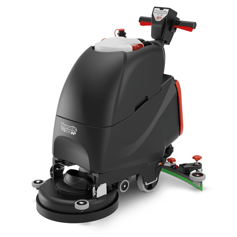Lavasciuga pavimenti a batteria Numatic TTB3045NX-R/2 incl. Spazzola TenTec rossa e caricatore | Confezione (1 pezzo)
