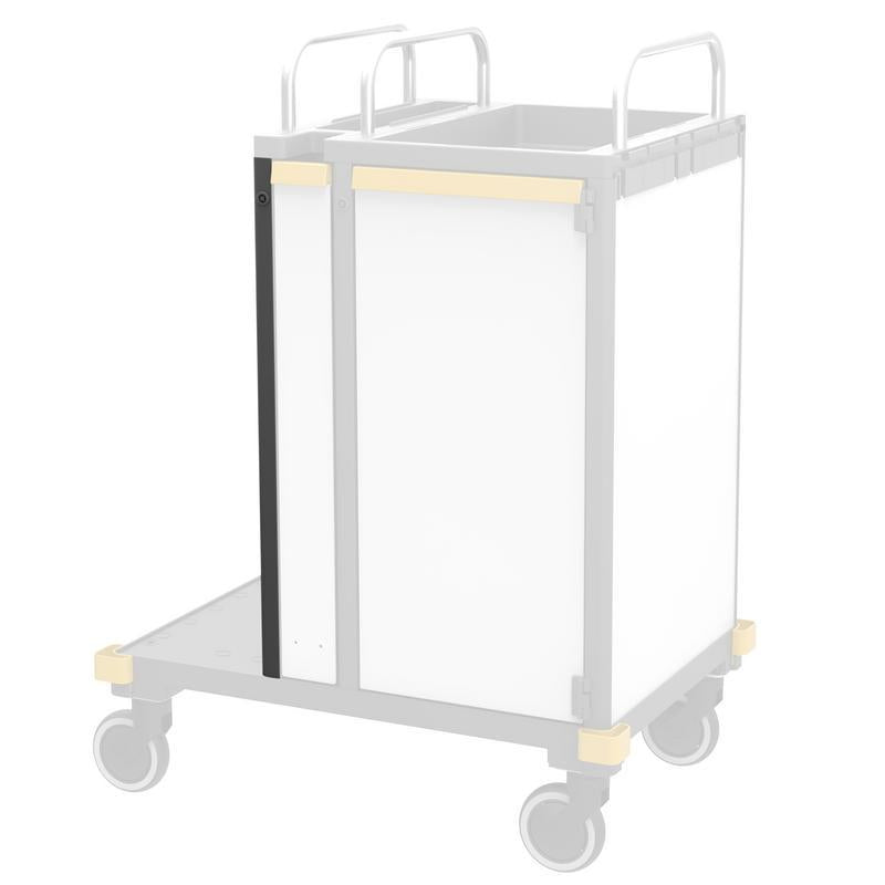 VERMOP Listello angolare con serratura a sinistra, 74 x 4 x 2 cm