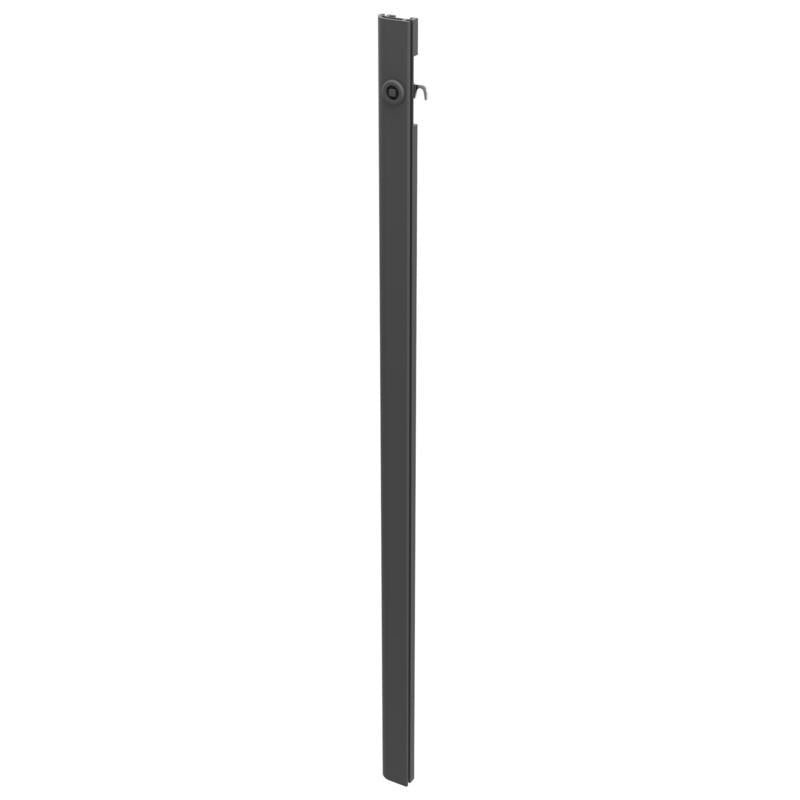 VERMOP Profilo angolare, serratura a sinistra, cerniera a destra, 74 x 3 x 3 cm | 1 pezzo 