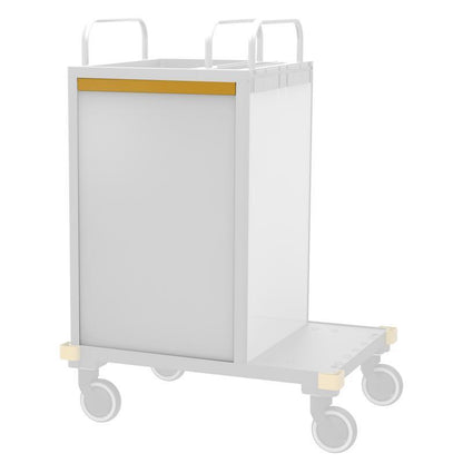 Pannello posteriore VERMOP H+ Cassetta degli attrezzi bianco platino, 738 x 48 cm