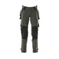 Pantaloni con tasche appese, pantalone stretch, antracite scuro
