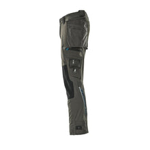 Pantaloni con tasche appese, pantalone stretch, antracite scuro