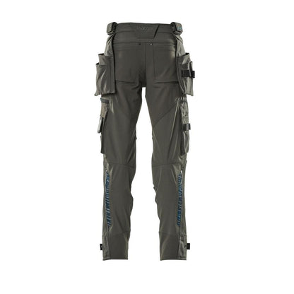 Pantaloni con tasche appese, pantalone stretch, antracite scuro