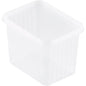 Il Fixpack® rettangolare con coperchio trasparente PP 145x110x110 di Duni GmbH è un contenitore di stoccaggio chiaro, ideale per la conservazione organizzata. La confezione contiene 25 pezzi ed è adatta per alimenti.
