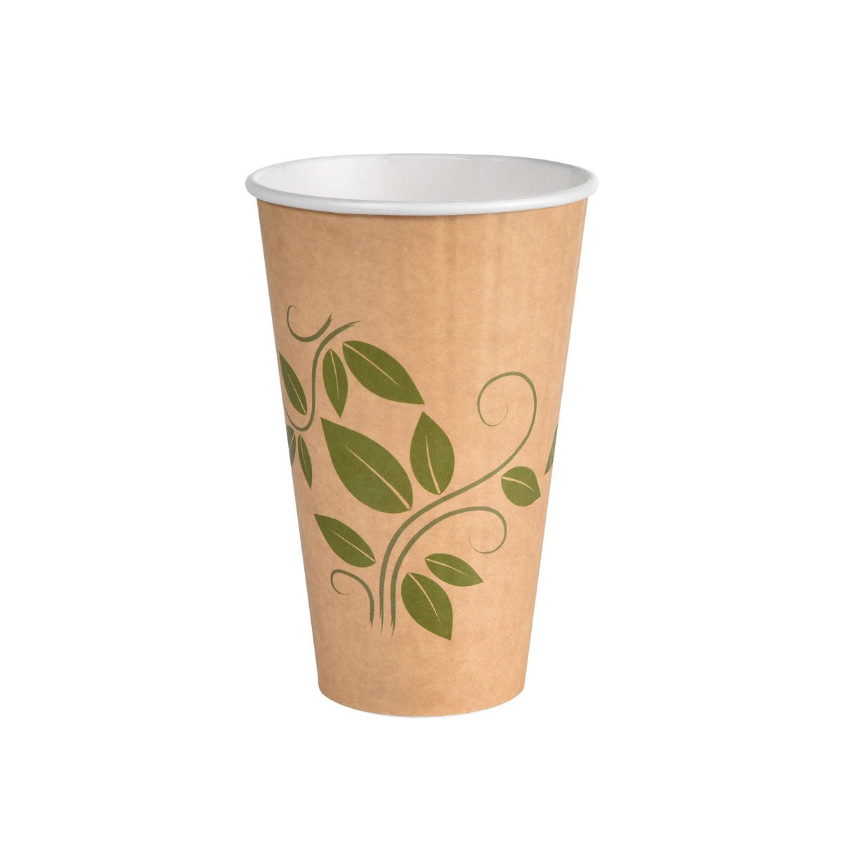 Il bicchiere termico a doppia parete della Duni GmbH, raffigurato su uno sfondo bianco semplice, è una Deli-Schale Crystal trasparente con isolamento a doppia parete, che mantiene le bevande calde o fredde più a lungo.