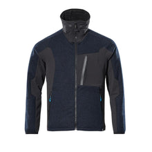 Giacca, in maglia, con cardigan in membrana