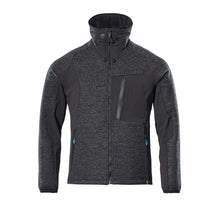 Giacca, in maglia, con cardigan in membrana