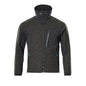 Giacca, in maglia, con cardigan in membrana