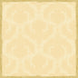 La tovaglia Dunicel 84x84 cm in royal cream di Duni GmbH (confezione da 20 pezzi) ha un design damascato beige con un motivo floreale artistico e un bordo dorato, ideale per una decorazione da tavola elegante in stile vintage.