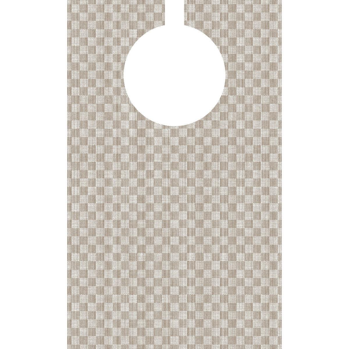 Il bavaglino Dunisoft 40x65 cm - Grubben di Duni GmbH è un bavaglino a quadretti beige-bianco con un grande scollo rotondo, che lo rende ideale come bavaglino assorbente per strutture di cura. Confezione da 50 pezzi, di alta qualità e pratico.