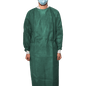 MaiMed-Coat Protect Comfort, camice protettivo in pile con polsini in cotone, d.-verde, lunghezza 136 cm, 10 pezzi/confezione. | Confezione (10 pezzi)
