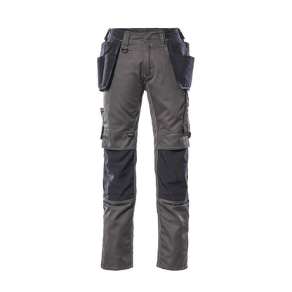 Pantaloni con tasche appese, pantaloni leggeri, antracite scuro/nero