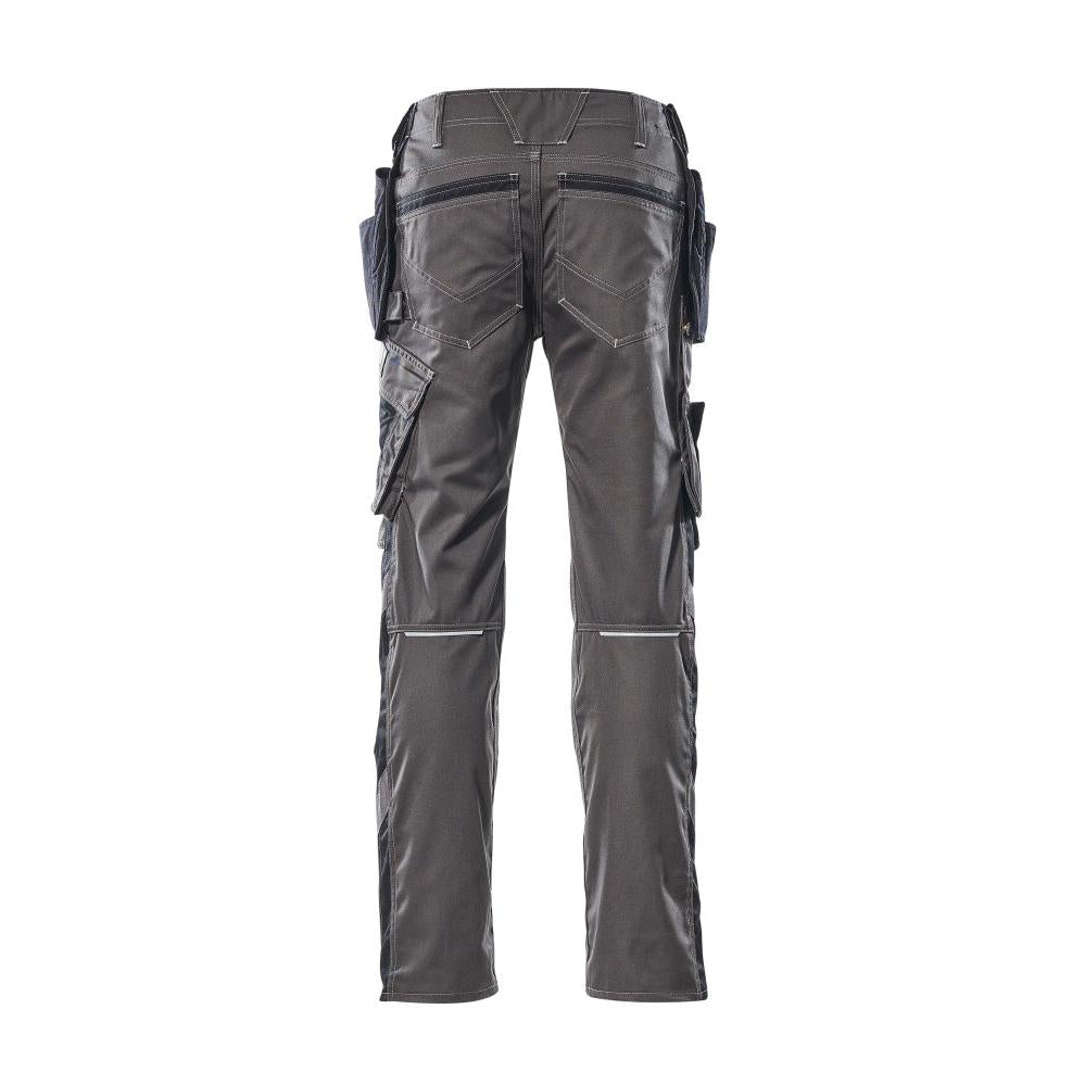 Pantaloni con tasche appese, pantaloni leggeri, antracite scuro/nero