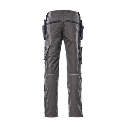 Pantaloni con tasche appese, pantaloni leggeri, antracite scuro/nero