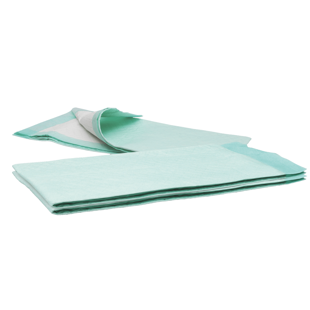 Tampone medico MaiMed 60x90 cm Cuscino extra non sterile in fiocchi di fluff 60x90 cm 2x25 pz/scatola verde | Scatola (50 pezzi)