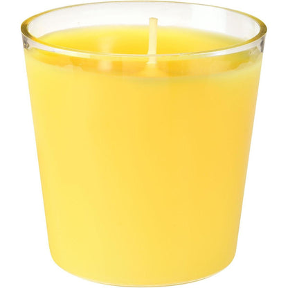 La ricarica Switch & Shine di Duni GmbH è una candela gialla (65 x 65 mm, circa 30 ore) in un contenitore di vetro trasparente con stoppino centrale - ideale per una luce e calore duraturi in qualsiasi scenario.