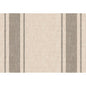 Su uno sfondo beige strutturato ci sono tre strisce verticali con motivo a spina di pesce nero e grigio, ispirato al tovagliolo Malia 38x54 cm, Nero (confezione da 50) della Duni GmbH. Il design rimane semplice e simmetrico.