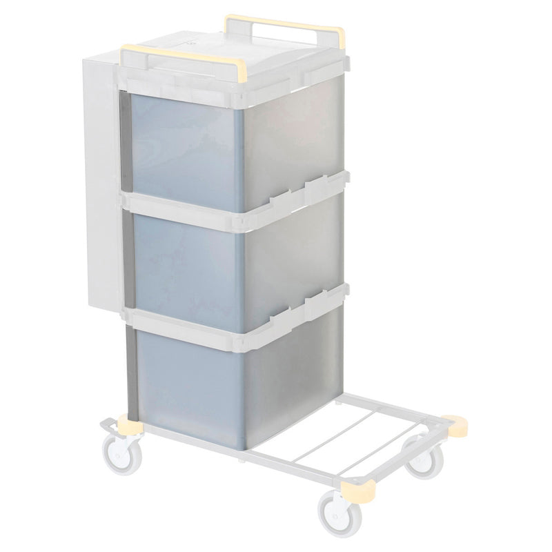 Rivestimento VERMOP in 3 pezzi antracite, 100 x 22 x 3 cm