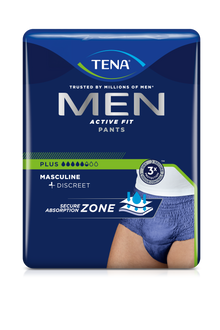 Tena Men Active Fit Pants più pantaloni di incontinenza, blu