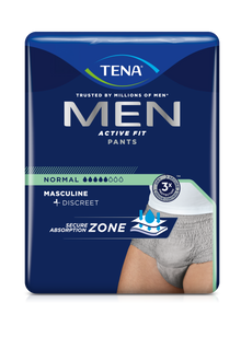 Pantaloni attivo degli uomini attivo dei pantaloni di incontinenza normale, grigio