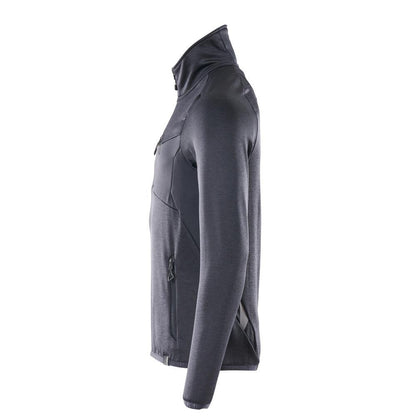Maglia in pile con giacca in micropile con zip corta