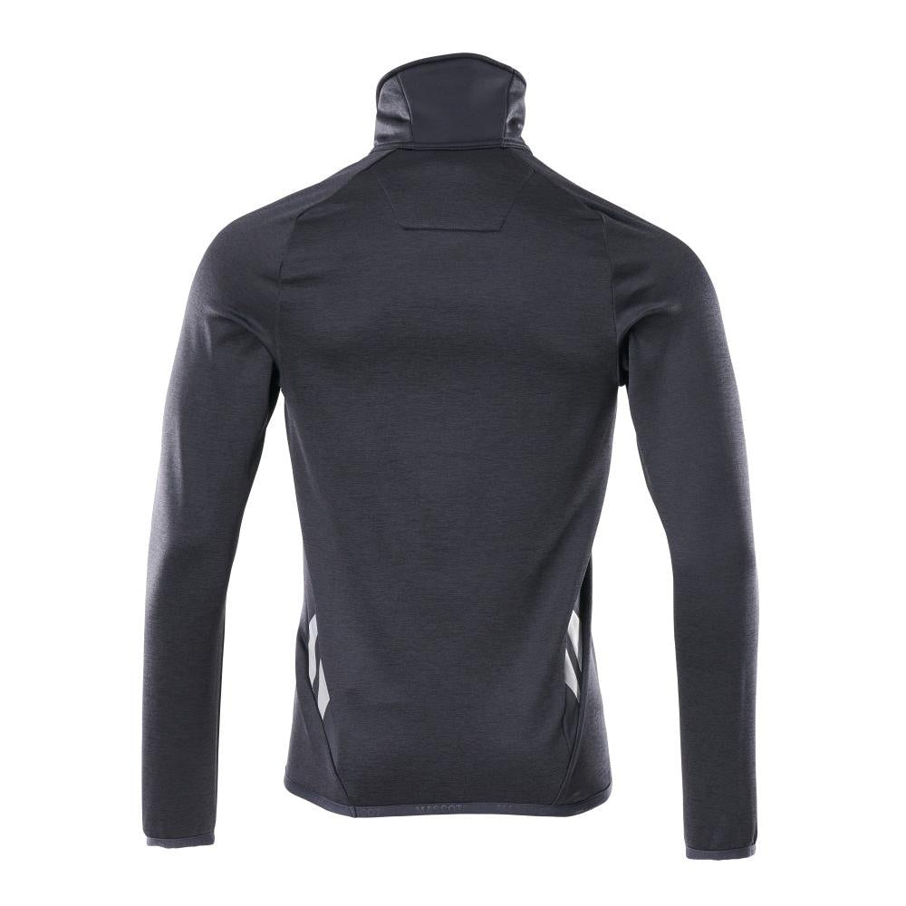 Maglia in pile con giacca in micropile con zip corta