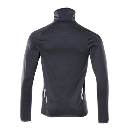 Maglia in pile con giacca in micropile con zip corta
